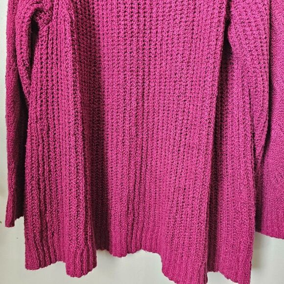 EUC AMERICAN EAGLE OUTFITTERS MAGENTA LONG OPEN CARDIGAN SIZE M - Picture 6 of 14